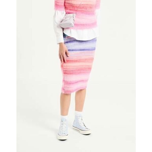 MISSONI ミッソーニ　タイト　スカート ◯ MISSONI vintage 多色ストライプタイトスカート