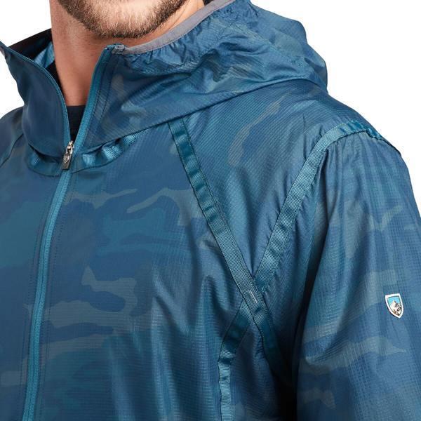 安い キュール ジャケット ブルゾン メンズ アウター Parajax Anorak Men S Blue Camo 国産 Mercurytechnologies Mn Com