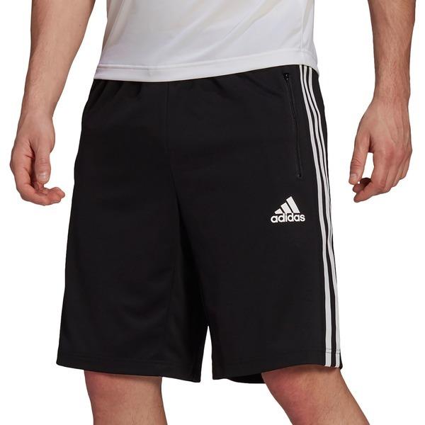 新着商品 Men's adidas メンズ ボトムス ハーフ＆ショーツ アディダス Designed Black/White Shorts Primeblue 3-Stripe Move 2 ショート、ハーフパンツ