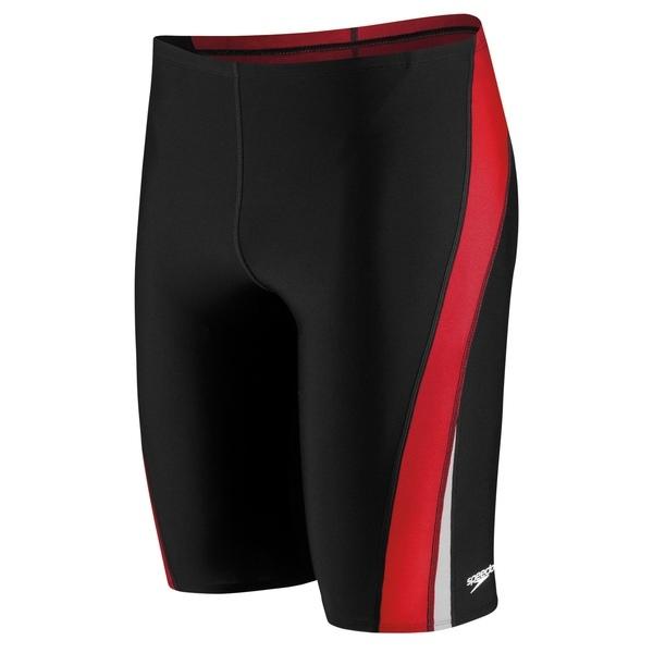本店は スピード スイムウェア スイムウェア メンズ Speedo Men S Launch Spliced Endurance Jammer Black Red 無料長期保証 Www Muslimaidusa Org