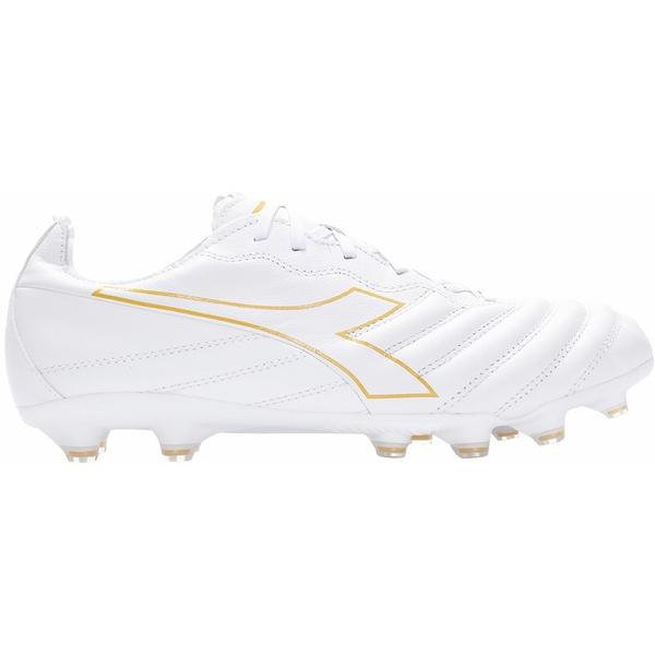 ディアドラ シューズ メンズ サッカー Diadora Brasil Elite Lt Lp12 Fg Soccer Cleats White Gold 激安人気新品