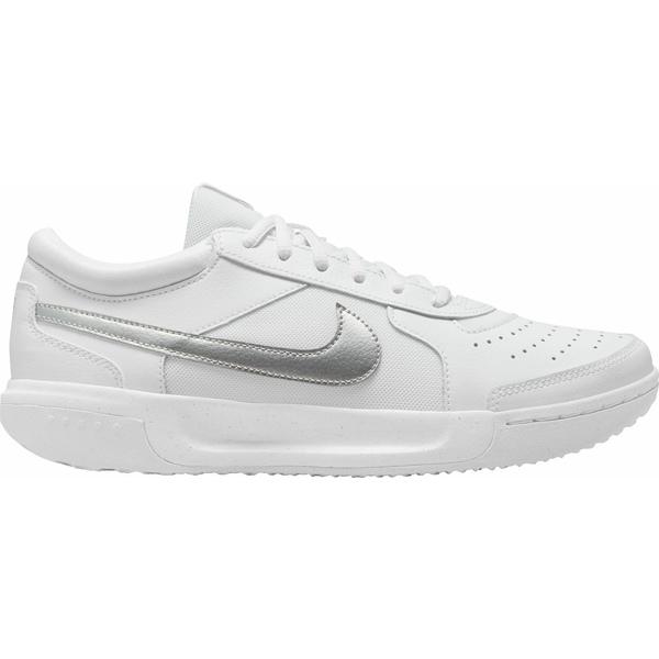 【保存版】 ナイキ シューズ White/Silver Shoes Tennis 3 Lite Zoom Women's NikeCourt フィットネス レディース レディース
