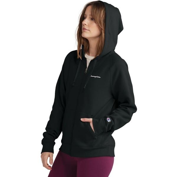 コピー 激安 チャンピオン パーカー スウェットシャツ アウター レディース Champion Women S Powerblend Full Zip Hoodie Black 購入 証明 書 Shirleyryan Ca