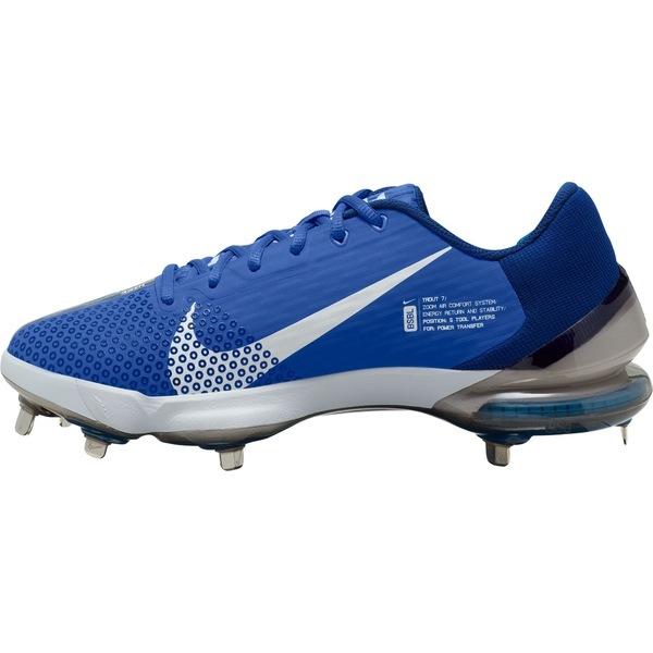 ナイキ シューズ メンズ 野球 Nike Men's Force Zoom Trout 7 Pro Metal Baseball Cleats Royal/White|astyshop|03