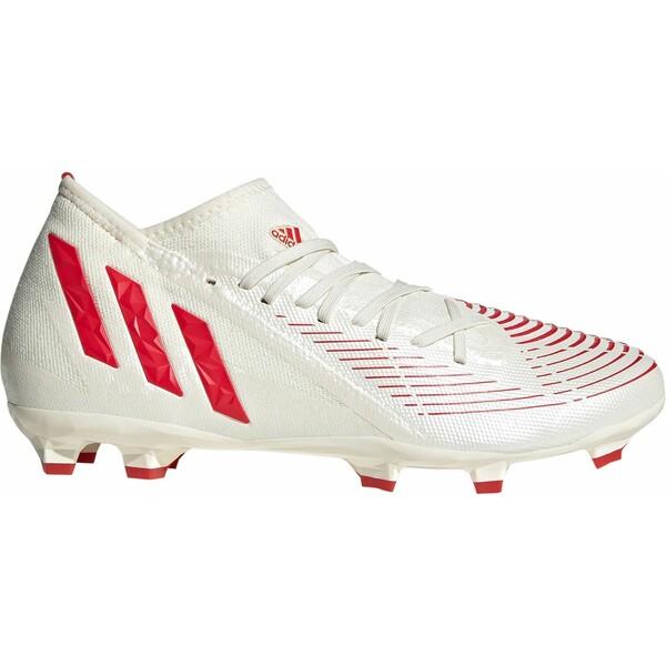アディダス シューズ メンズ サッカー Adidas Predator Edge 3 Fg Soccer Cleats White Red 国内正規品