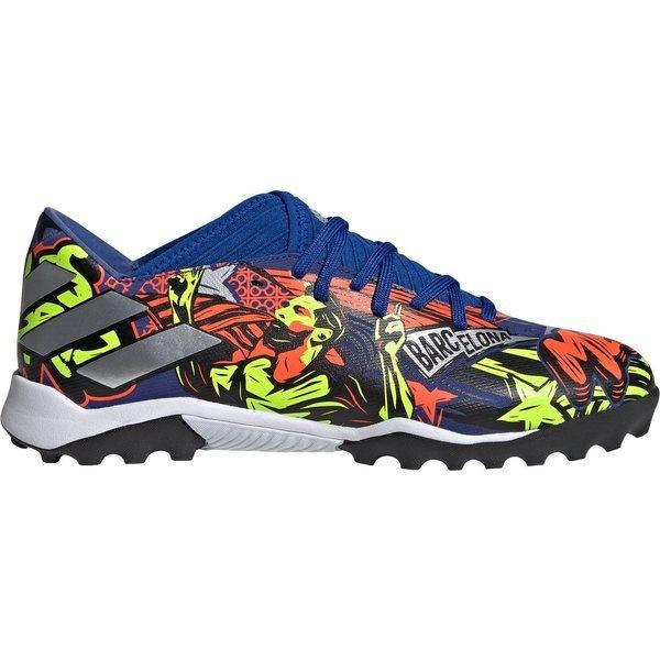 高質で安価 アディダス シューズ メンズ サッカー Adidas Men S Nemeziz Messi 19 3 Turf Soccer Cleats Blue Silver 信頼 Atempletonphoto Com