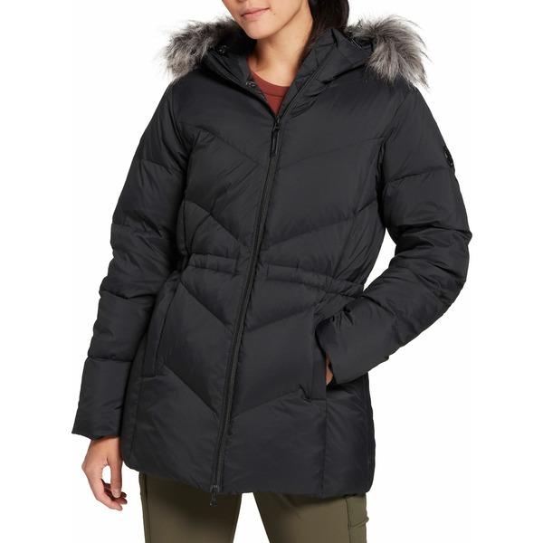 アルパインデザイン ジャケット＆ブルゾン アウター レディース Alpine Design Women's Dream Puff Faux Fur Down Jacket Pure Black