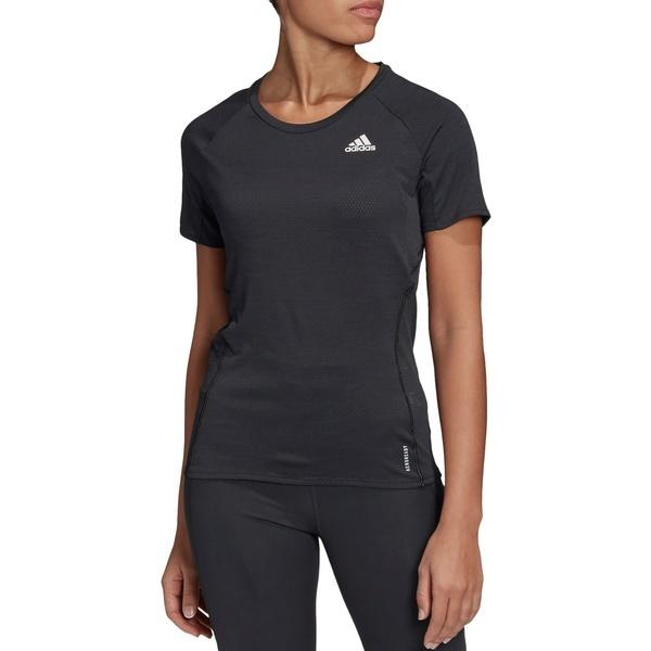 日本限定 アディダス Black T Shirt Runner Women S Adidas レディース トップス シャツ アディダス シャツ レディース Tシャツ カットソー