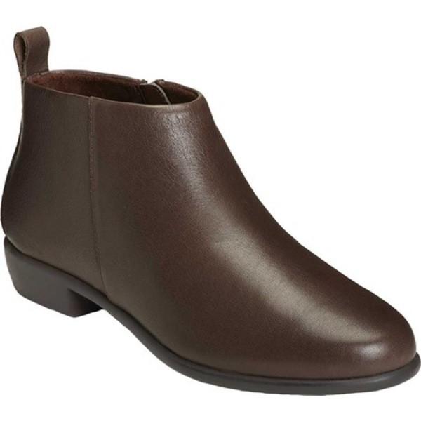 【新作入荷!!】 エアロソールズ レディース ブーツ&レインブーツ シューズ Step It Up Ankle Boot Brown Leather, ASHLEY HOMESTORE f37c2d6e