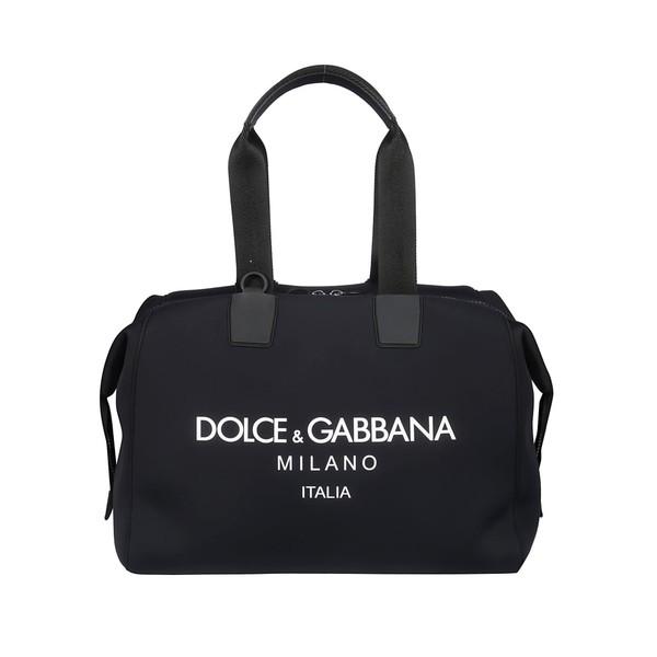 ドルチェ＆ガッバーナ トートバッグ メンズ バッグ Dolce & Gabbana Logo Print Duffle Bag Black