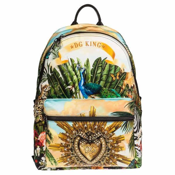 ドルチェ ガッバーナ バックパック リュックサック メンズ バッグ Dolce Gabbana Printed Backpack Multicolor Supersport Tn