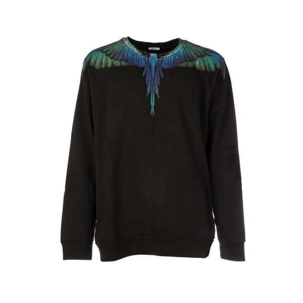 マルセロバーロン パーカー スウェットシャツ メンズ アウター Marcelo Burlon Blue Wings Crewneck Long Sleeves Blackmulti Forum Efind Ru Index Php