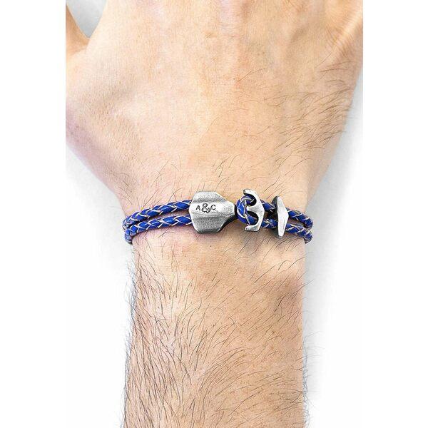 時間指定不可 アンカーアンドクリュー ブレスレット バングル アンクレット メンズ アクセサリー Delta Bracelet Blue ブランド直営 Skylanceronline Com