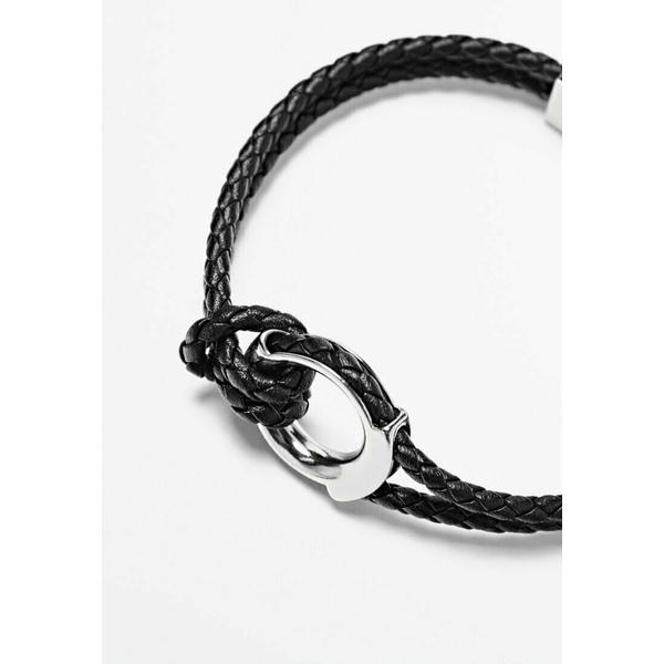 海外限定 Geflochtenes アクセサリー メンズ ブレスレット バングル アンクレット ドゥッティ マッシモ Bracelet Black ブレスレット サイズ Xl Baskincoffee Vicom Corp Com