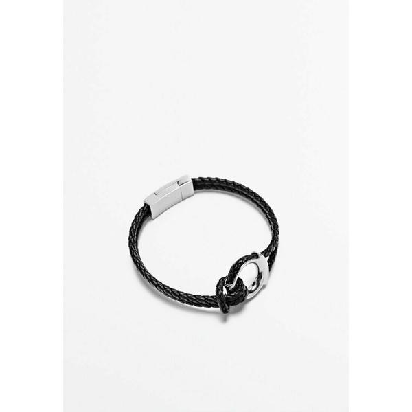 海外限定 Geflochtenes アクセサリー メンズ ブレスレット バングル アンクレット ドゥッティ マッシモ Bracelet Black ブレスレット サイズ Xl Baskincoffee Vicom Corp Com