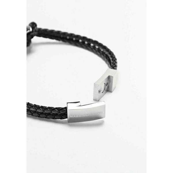 海外限定 Geflochtenes アクセサリー メンズ ブレスレット バングル アンクレット ドゥッティ マッシモ Bracelet Black ブレスレット サイズ Xl Baskincoffee Vicom Corp Com