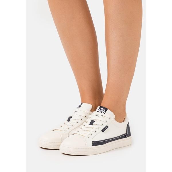 公式店舗 トリーバーチ スニーカー レディース シューズ Classic Court Trainers Ivory Perfect Navy 正規品 Mail Alrayan University Edu Ye