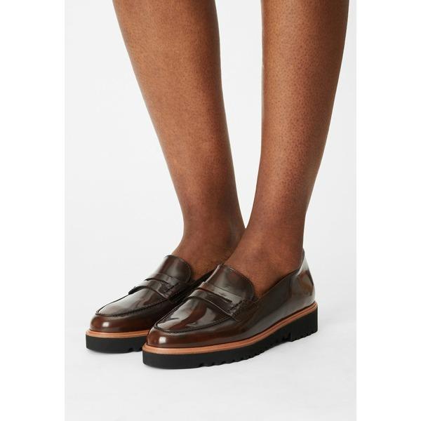 ファッション通販 スリッポン ローファー レディース ポール グリーン ポール グリーン Saddle Slip Ons シューズ レディース スリッポン ローファー シューズ