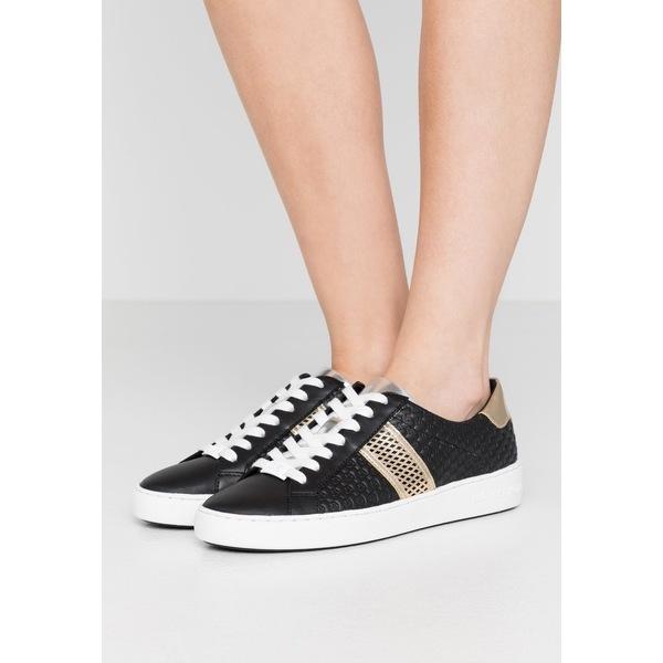 魅力的な マイケルコース スニーカー レディース シューズ Irving Stripe Lace Up Trainers Black 超特価激安 Toscelikspecialsteel Com