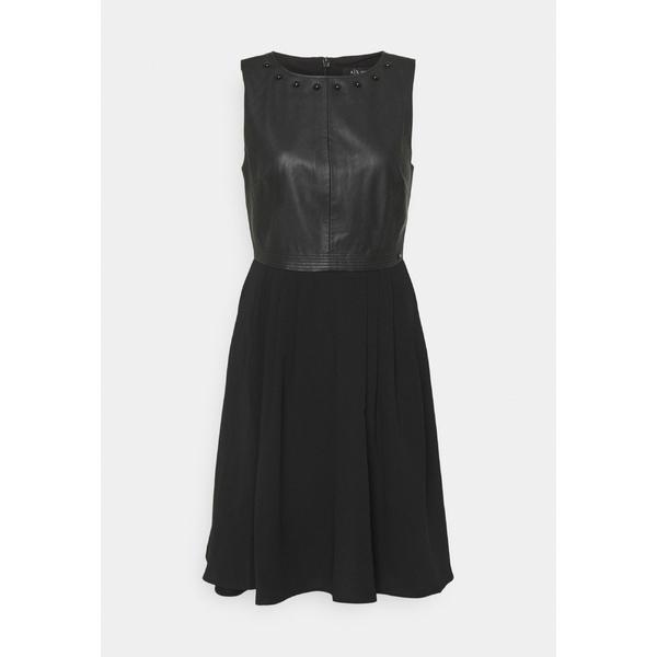 ラッピング無料 返品も保証 アルマーニエクスチェンジ ワンピース レディース トップス Vestito Cocktail Dress Party Dress Black 人気が高い Aplaluminum Com