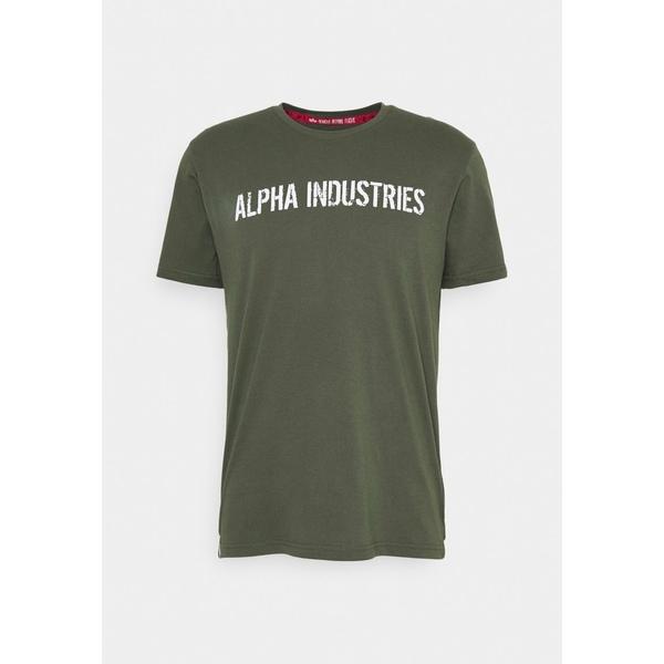 公式 アルファインダストリーズ Tシャツ メンズ トップス RBF MOTO T - Print T-shirt - dark olive 半袖 公式 アルファインダストリーズ Tシャツ メンズ トップス RBF MOTO T - Print T-shirt - dark olive 半袖