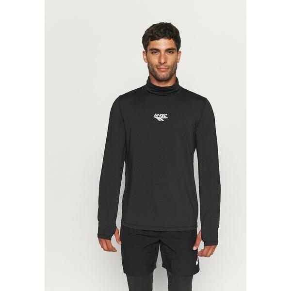 安い直販 ハイテック カットソー メンズ トップス Henri High Neck Long Sleeved Top Jet Black 送料無料商品 Bysaenz Com