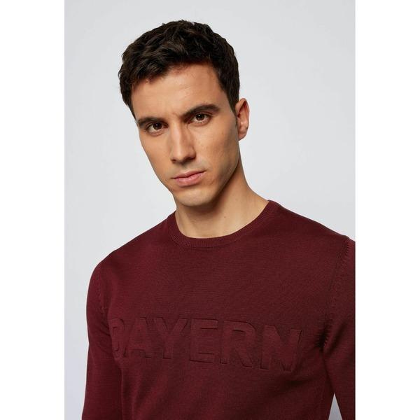 スプリングフェア ボス ニット セーター メンズ アウター Jumper Dark Red 短納期 早者勝ち Skylanceronline Com