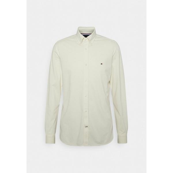品質検査済 トミー ヒルフィガー white twist/optic lemon - Shirt トップス メンズ シャツ 長袖