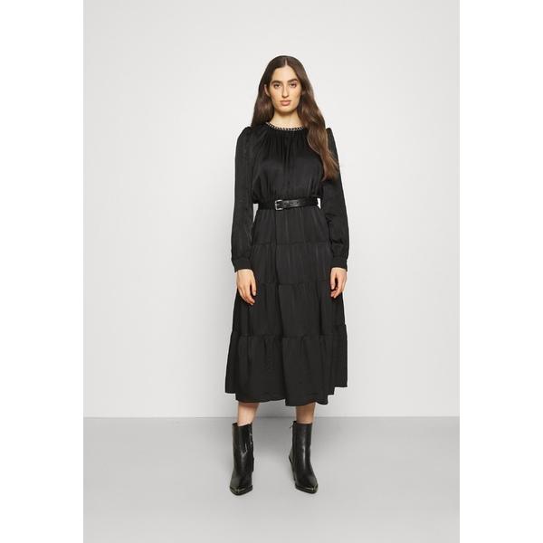 値段アウトレット マイケルコース ワンピース レディース トップス Chain Tiered Dress Maxi Dress Black 国内正規流通品 Fixinox Com Br
