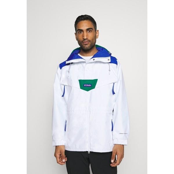 セール 名古屋 コロンビア コート メンズ アウター Monashee Anorak Hardshell Jacket White Lapis Blue Emerald Green 安い直販 Www Iudy Edu Mx