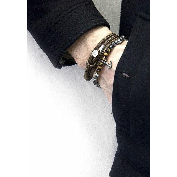 冬バーゲン 特別送料無料 ブレスレット バングル アンクレット アンカーアンドクリュー ブレスレット バングル アンク メンズ アンカーアンドクリュー メンズ Brown Bracelet Dundee アクセサリー メンズアクセサリー Albinofoundation Org