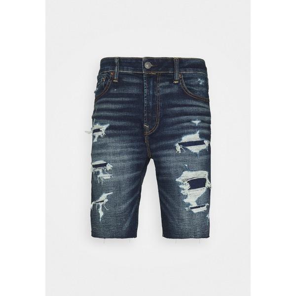 正規通販 Denim Off Cut ボトムス メンズ デニムパンツ アメリカンイーグル デニムパンツ メンズ アメリカンイーグル Shorts Wash Dark ボトムス パンツ