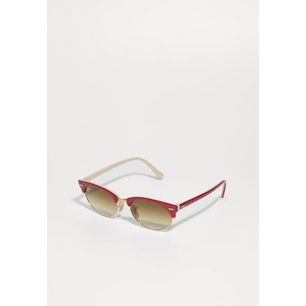 とっておきし福袋 レイバン メンズ Red Beige Sunglasses Unisex Clubmaster アクセサリー メンズ サングラス アイウェア レイバン サングラス アイウェア 財布 帽子 ファッション小物