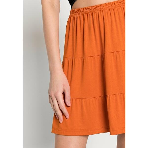 エブンアンドオッド スカート レディース ボトムス Mini skirt - orange｜astyshop｜05