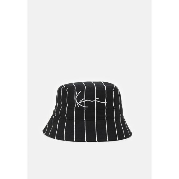 定番のお歳暮＆冬ギフト HAT BUCKET PINSTRIPE SIGNATURE アクセサリー レディース 帽子 カナイ カール UNISEX black - Hat - ニット帽、ビーニー