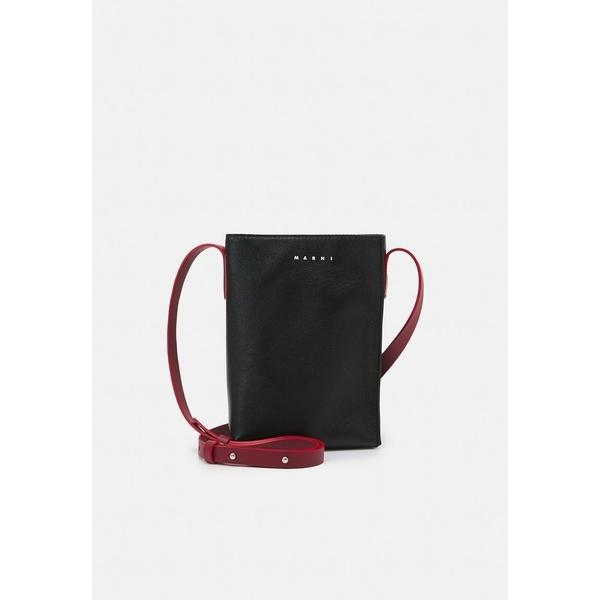 21最新作 バッグ メンズ ショルダーバッグ マルニ ショルダーバッグ メンズ マルニ Museo Black Black Burgundy Bag Body Across Unisex Shoulder Soft バッグ