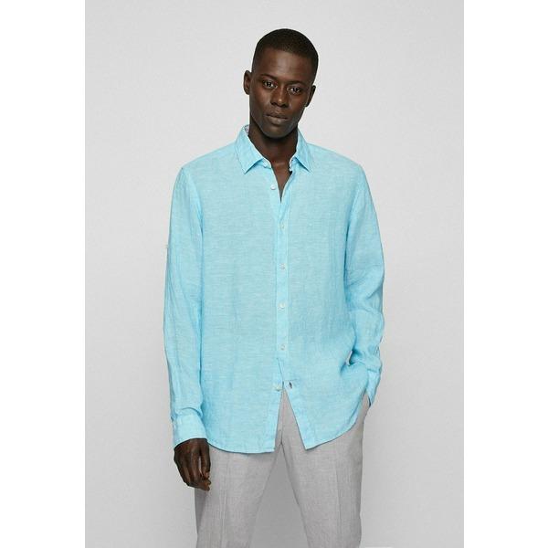 驚きの値段で - LUKAS トップス メンズ シャツ ボス Shirt blue open - 長袖