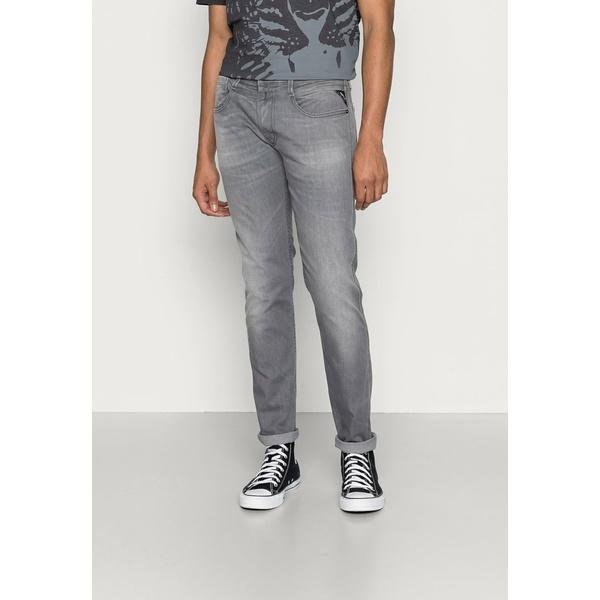 人気を誇る カジュアルパンツ リプレイ メンズ grey medium - jeans fit Relaxed - PLUS LITE X ANBASS ボトムス チノパンツ