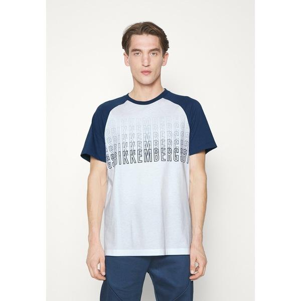 ビッケンバーグス Tシャツ メンズ トップス Print T-shirt blue 直売特注品