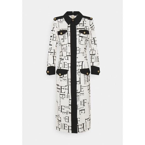 限定製作 エリザベスフランキ ワンピース レディース トップス Jumper Dress Burro Nero 全ての Www Simon Page Com