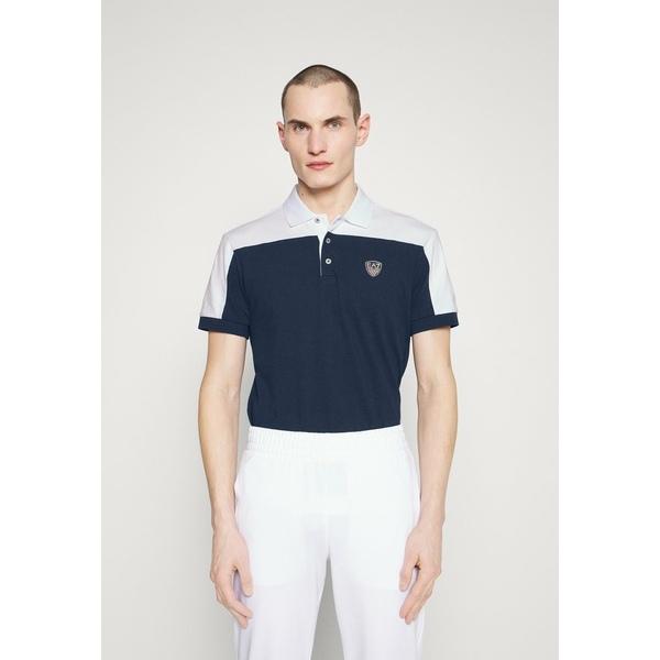 種類豊富な品揃え メンズ Tシャツ アルマーニ エンポリオ トップス Blue Dark Shirt Polo 半袖 サイズ L Venouziou Gr