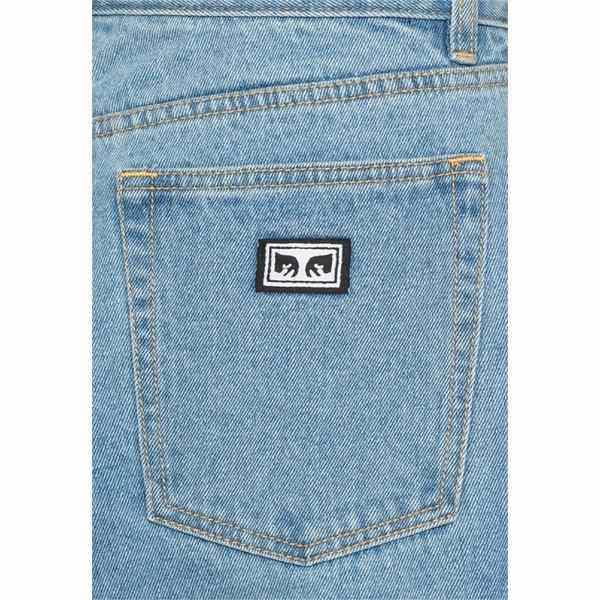 早割クーポン Leg Straight Hardwork ボトムス メンズ デニムパンツ オベイ デニムパンツ メンズ オベイ Jeans Indigo Light ボトムス パンツ