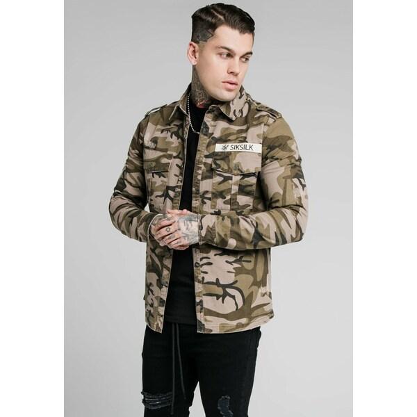 在庫あり 即出荷可 Jacket Shirt Utility アウター メンズ ジャケット ブルゾン シックシルク ジャケット ブルゾン メンズ シックシルク Summer Khaki Jacket ジャケット