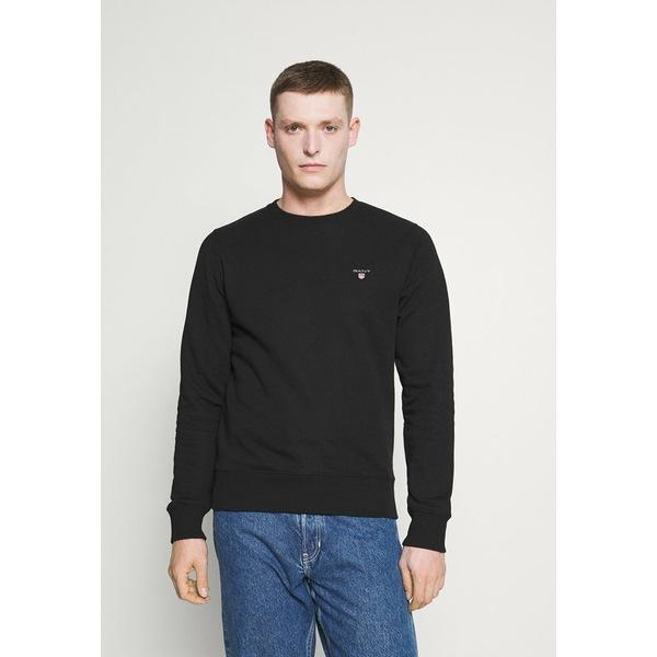【人気商品！】 パーカー・スウェットシャツ ガント メンズ black - Sweatshirt - NECK C ORIGINAL アウター パーカー