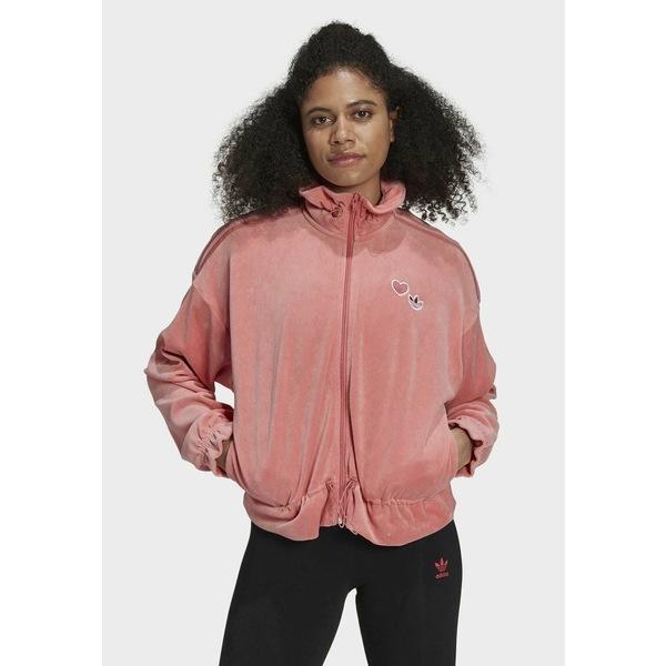 オータムセール アディダスオリジナルス ジャケット ブルゾン レディース アウター Originals Jacke Fleece Jacket Pink 本店 Www Superavila Com