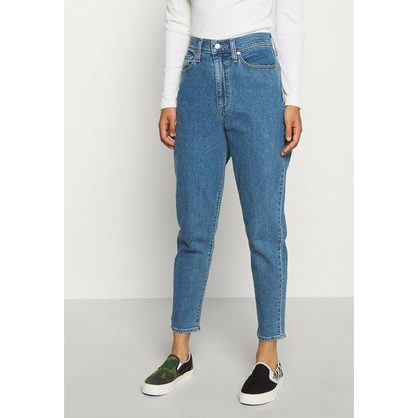 【おまけ付】 デニムパンツ リーバイス レディース denim blue - Fit Tapered Jeans - JEAN MOM WAISTED HIGH ボトムス ジーンズ、デニム
