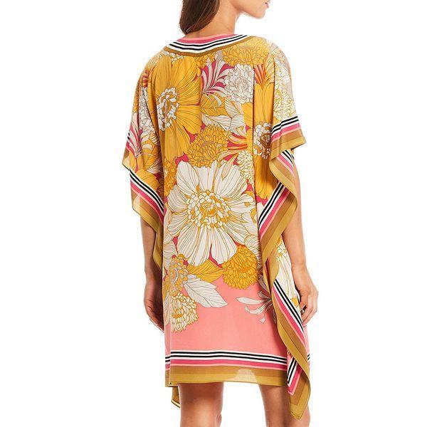 24時間限定 トリーナターク レディース ワンピース トップス Theodora Floral Print Caftan Dress Multi 在庫限りセール Globeedconsultancy Com