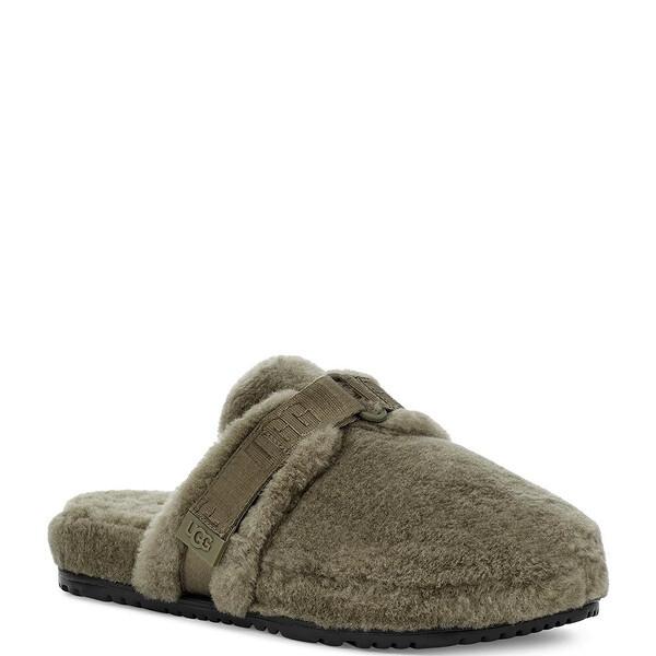 ふるさと割 Olive Burnt Slippers It Fluff Men S Ugg シューズ サンダル メンズ アグ サンダル メンズ アグ サンダル Meorboston Org