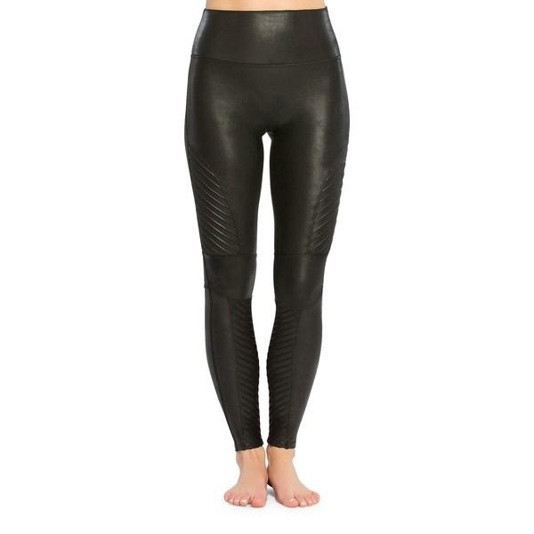 スパンク レディース カジュアルパンツ ボトムス Faux Leather Moto Leggings Very Black Www Unipymes Com