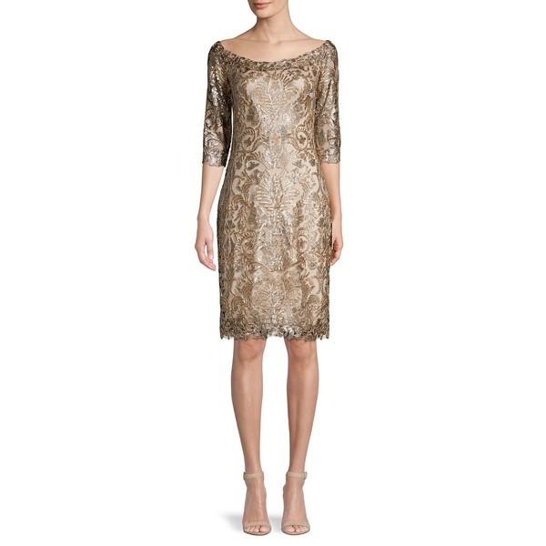 タダシショージ レディース ワンピース トップス Embellished Sheath Dress Copper Www Rapidcool Ae